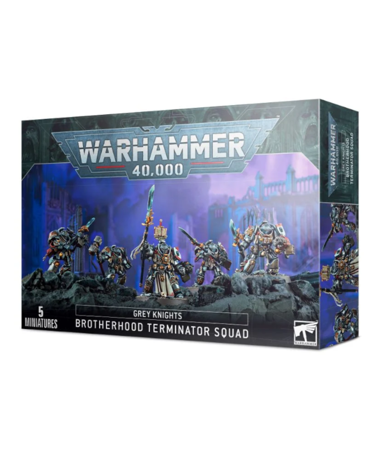 Games Workshop - GAW Warhammer 40K - Grey Knights - Brotherhood Terminator Squad