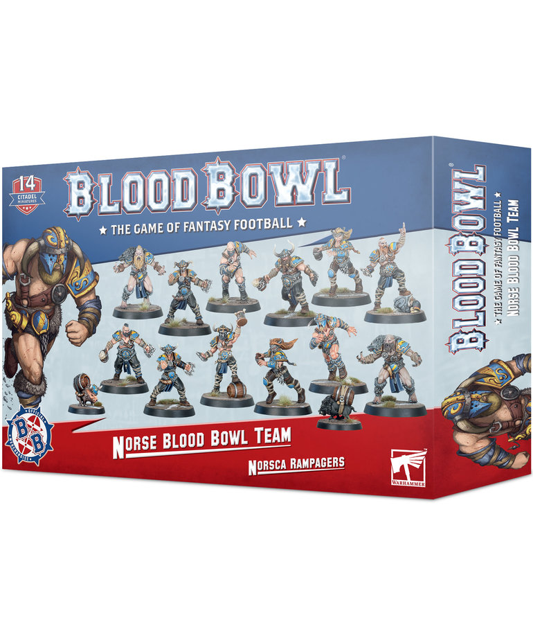 Games Workshop - GAW Blood Bowl - Norse Team - Norsca Rampagers