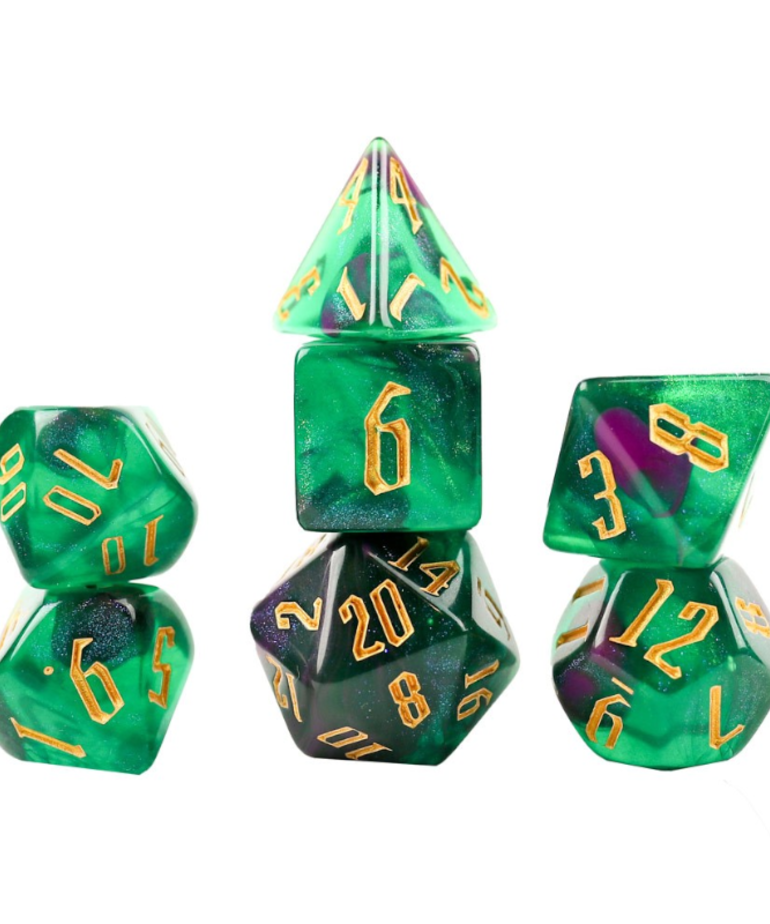 Sirius Dice - SDZ Sirius Dice - Polyhedral 7-Die Set - Skybox Nebula