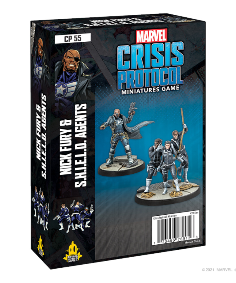 Atomic Mass Games - AMG Marvel: Crisis Protocol - Nick Fury & S.H.I.E.L.D. Agents - Character Pack