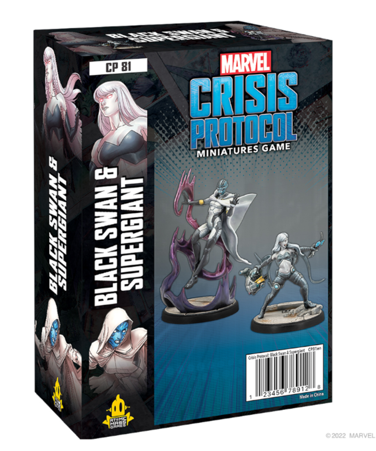 Atomic Mass Games - AMG Marvel: Crisis Protocol - Black Swan & Supergiant - Character Pack