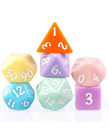 Gameopolis Dice - UDI Gameopolis: Dice - Polyhedral 7-Die Set - Macaron Colors Dice