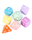 Gameopolis Dice - UDI Gameopolis: Dice - Polyhedral 7-Die Set - Macaron Colors Dice