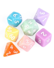 Gameopolis Dice - UDI Gameopolis: Dice - Polyhedral 7 Set - Macaron Colors - 7 color