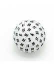 Gameopolis Dice - UDI Gameopolis Dice - D100 - Resin - White w/ Black