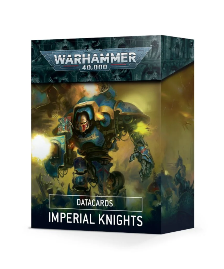 Games Workshop - GAW Warhammer 40K - Imperial Knights - Datacards