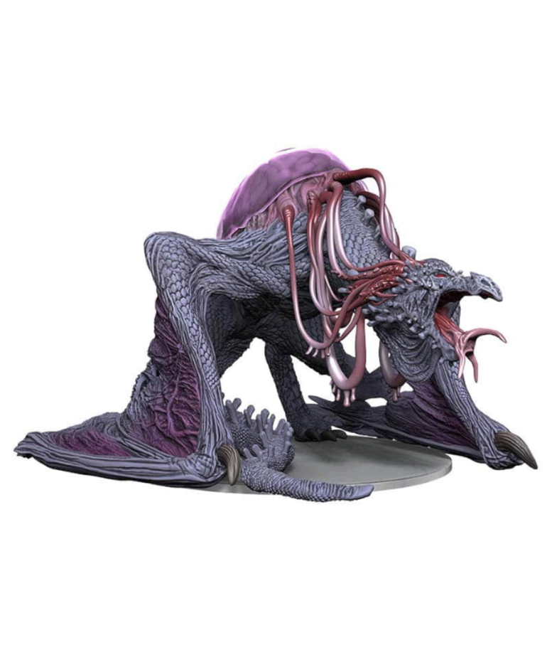 WizKids - WZK CLEARANCE - D&D: Icons of the Realms Miniatures Set 22 - Fizban's Treasury of Dragons - Elder Brain Dragon Gargantuan Premium Miniature