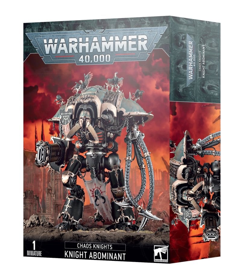 Games Workshop - GAW Warhammer 40K - Chaos Knights - Knight Abominant