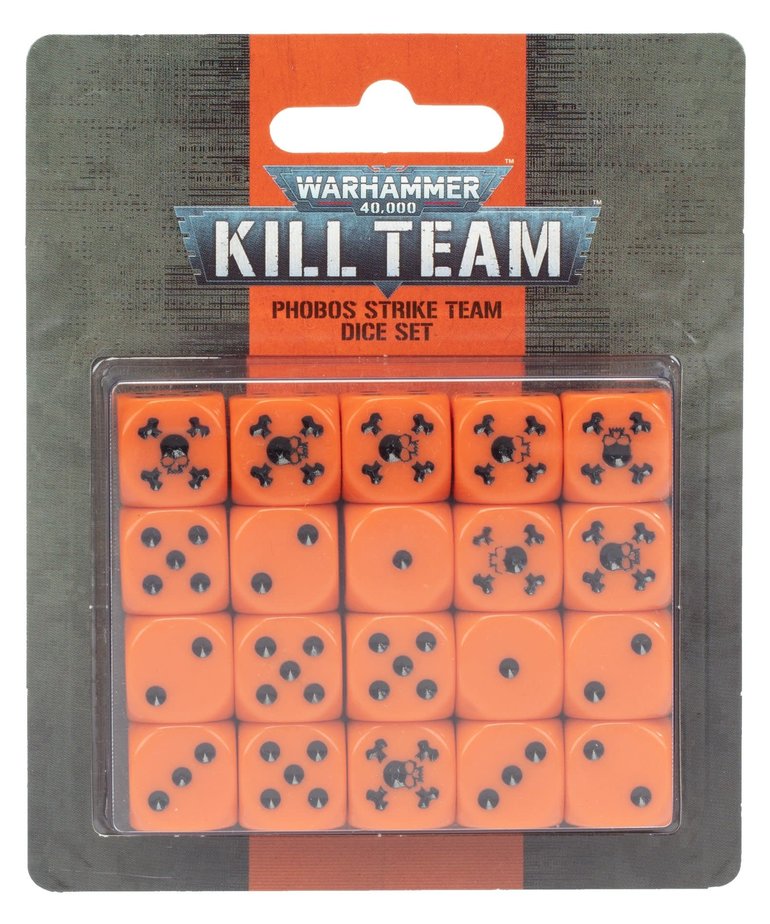 Games Workshop - GAW Warhammer 40K: Kill Team - Phobos Strike Team Dice