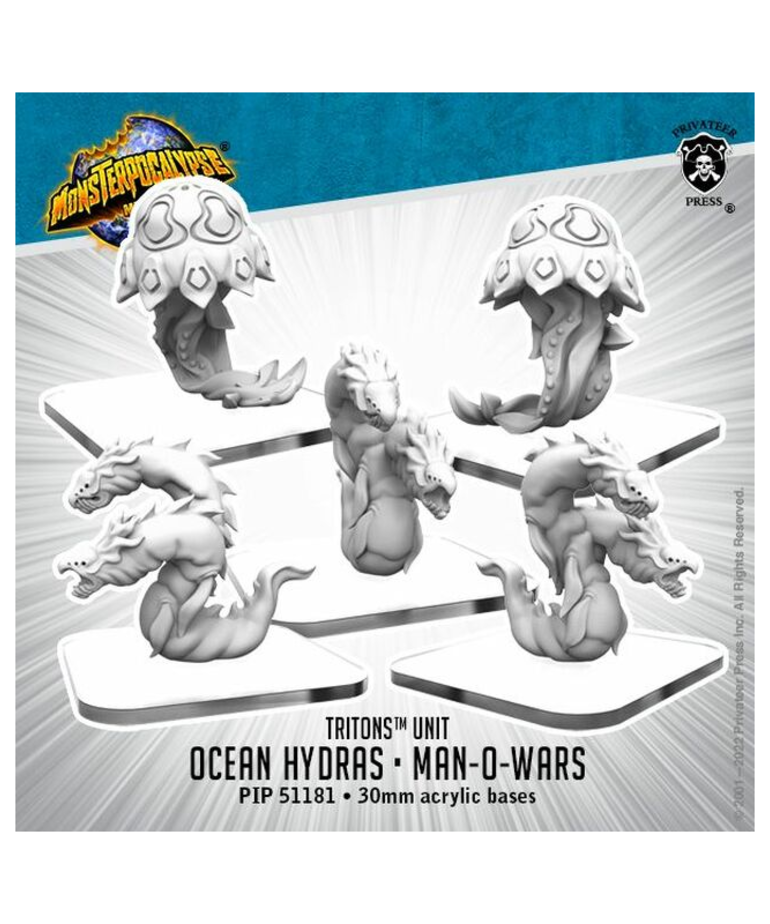 Privateer Press - PIP Monsterpocalypse - Tritons - Ocean Hydra & Man-o-War - Unit
