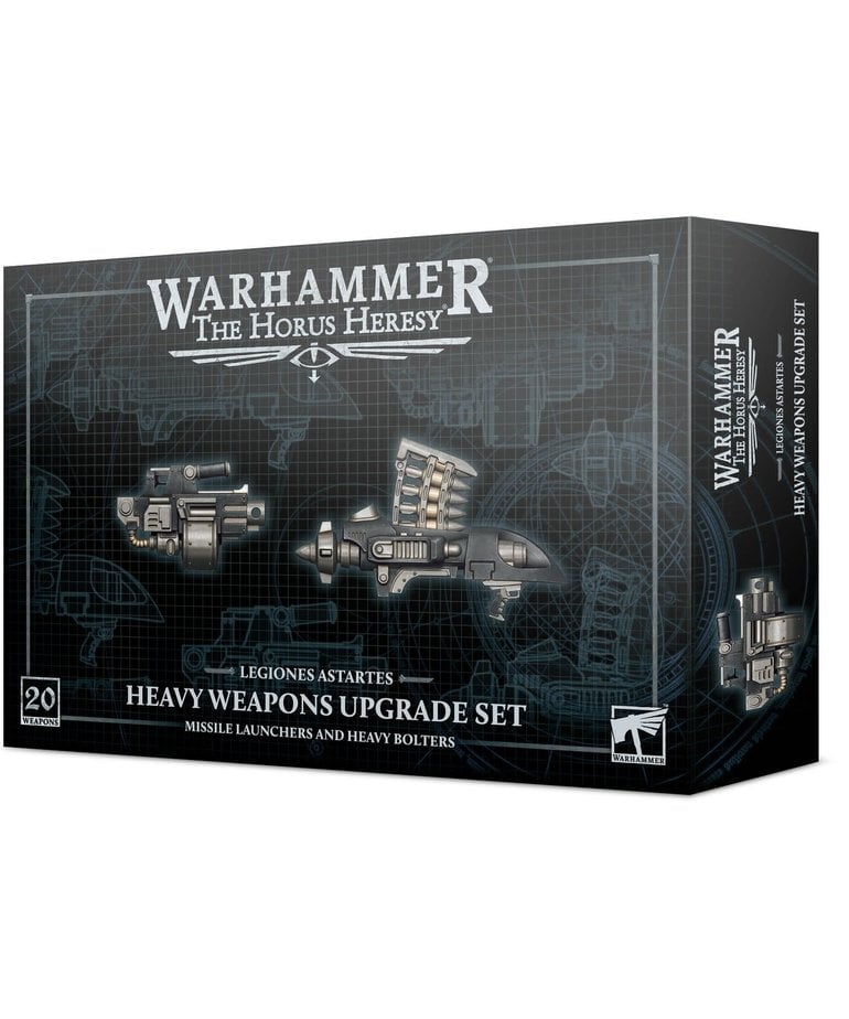 Games Workshop - GAW Warhammer: The Horus Heresy - Legiones Astartes - Heavy Weapons Upgrade Set - Missile Launchers & Heavy Bolters