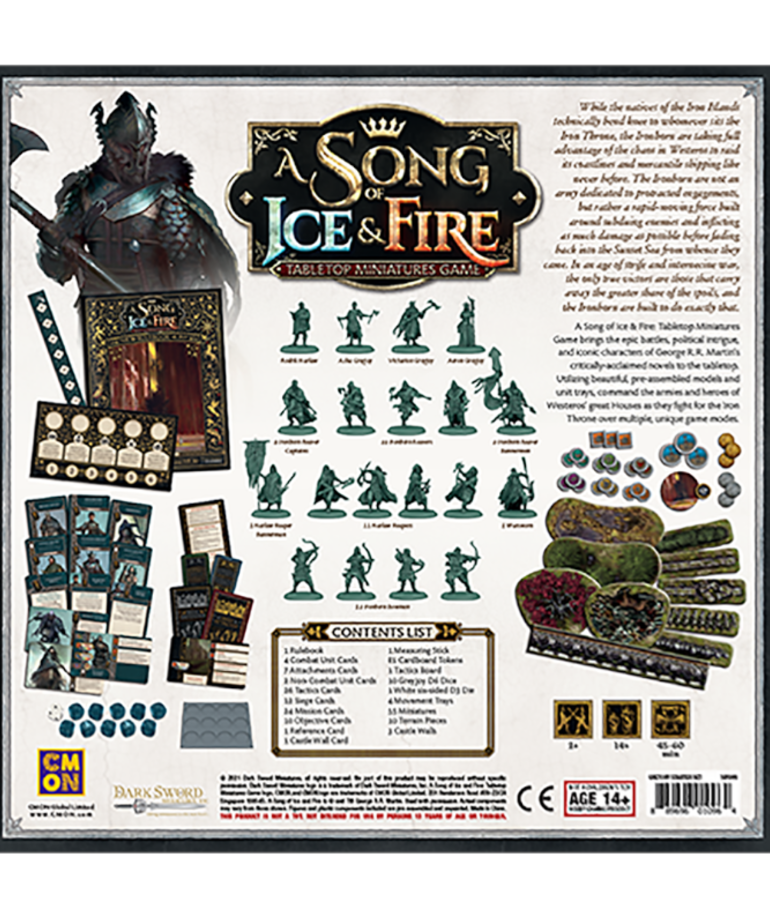 CMON A Song of Ice & Fire: The Miniatures Game - Greyjoy Starter Set