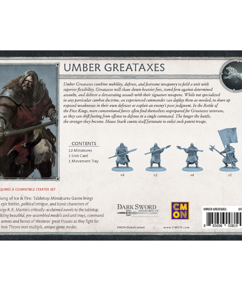 CMON A Song of Ice & Fire: The Miniatures Game - Stark Umber Greataxes
