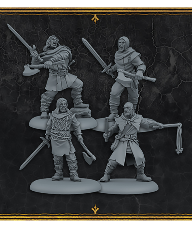 CMON A Song of Ice & Fire: The Miniatures Game - Night's Watch Conscripts