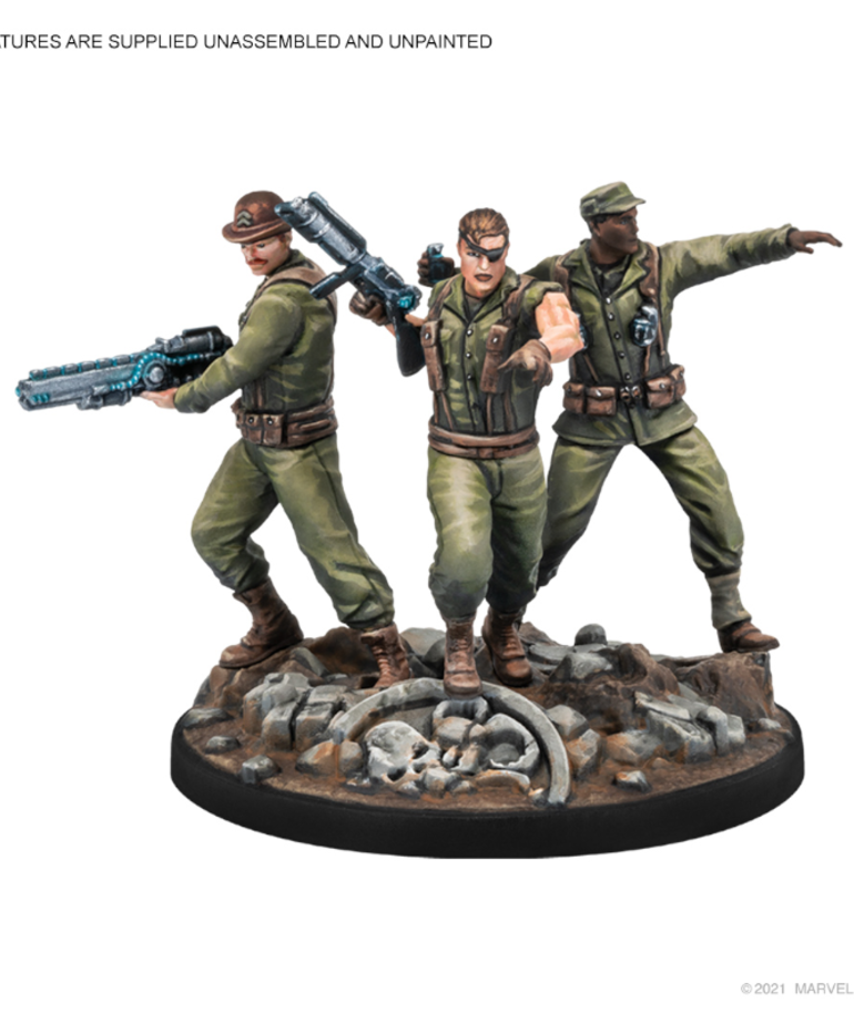 Atomic Mass Games - AMG Marvel: Crisis Protocol - Nick Fury, Sr. & Howling Commandos