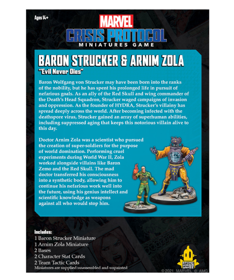 Atomic Mass Games - AMG Marvel: Crisis Protocol - Baron Strucker & Arnim Zola