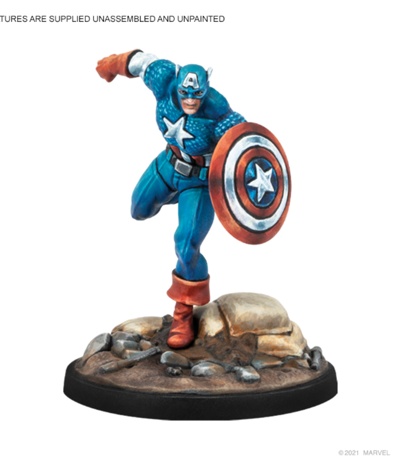 Atomic Mass Games - AMG Marvel: Crisis Protocol - Captain America & The Original Human Torch