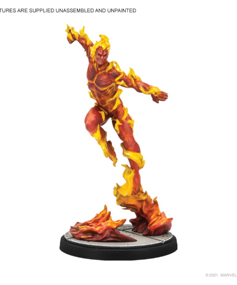 Atomic Mass Games - AMG Marvel: Crisis Protocol - Captain America & The Original Human Torch