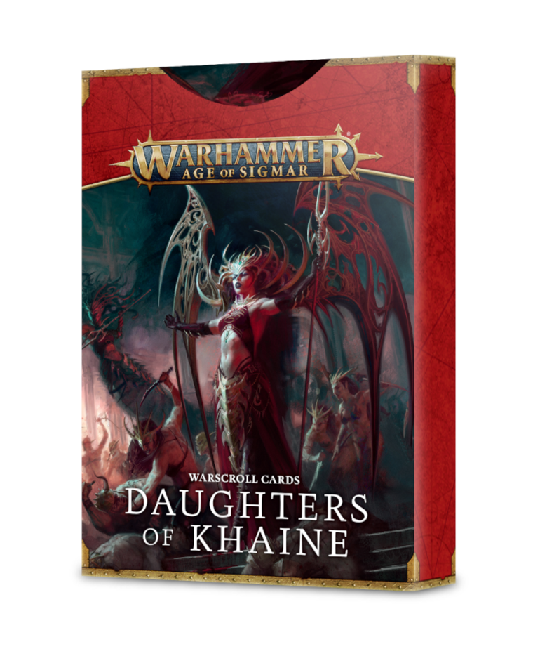 Games Workshop - GAW Warhammer: Age of Sigmar - Daughters of Khaine - Warscroll Cards