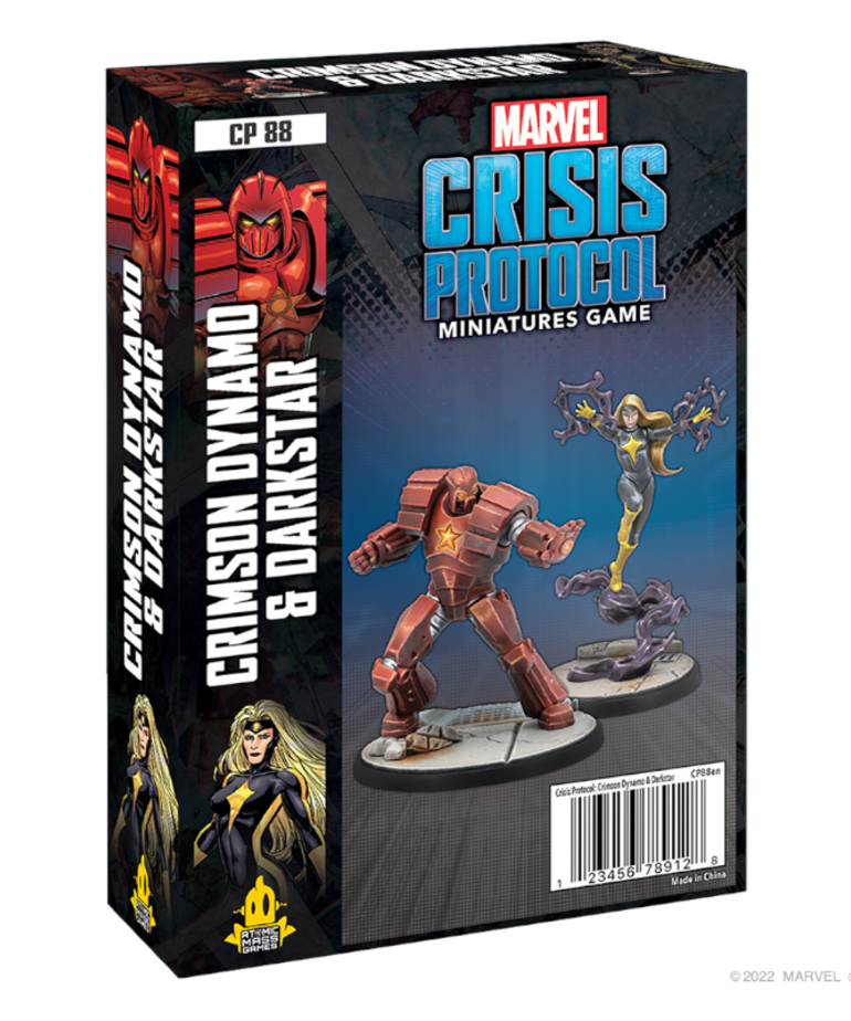 Atomic Mass Games - AMG Marvel: Crisis Protocol - Crimson Dynamo & Dark Star - Character Pack
