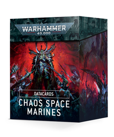 Games Workshop - GAW Chaos Space Marines - Datacards