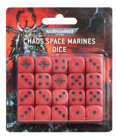Games Workshop - GAW Chaos Space Marines Dice