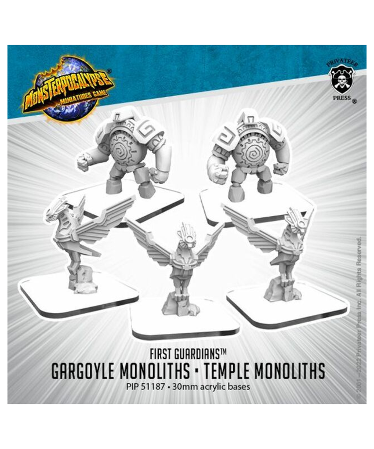 Privateer Press - PIP Monsterpocalypse - First Guardians - Gargoyle Monoliths & Temple Monoliths - Unit
