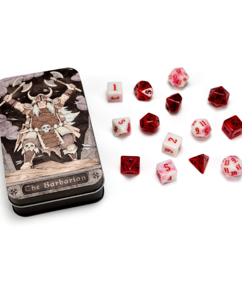 Beadle & Grimm - BAG Beadle & Grimm - RPG Class Dice Set - Barbarian