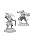 WizKids - WZK Magic: The Gathering Unpainted Miniatures - Wave 5 - Raiyuu & Isshin