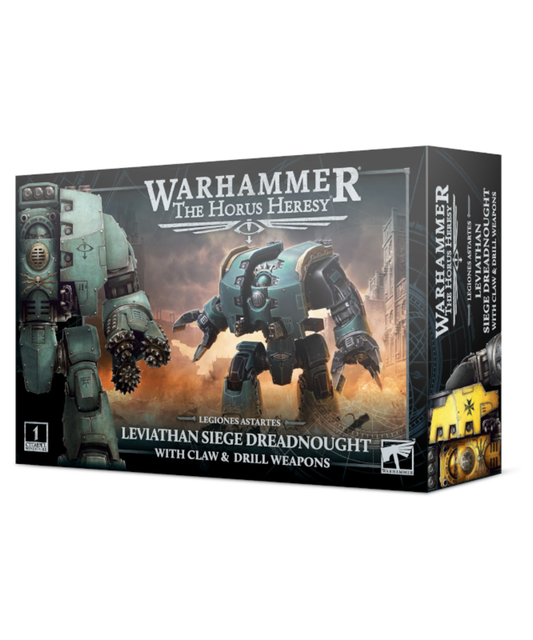 Games Workshop - GAW Warhammer 40K - The Horus Heresy - Legiones Astartes - Leviathan Dreadnought w/ Claw & Drill Weapons