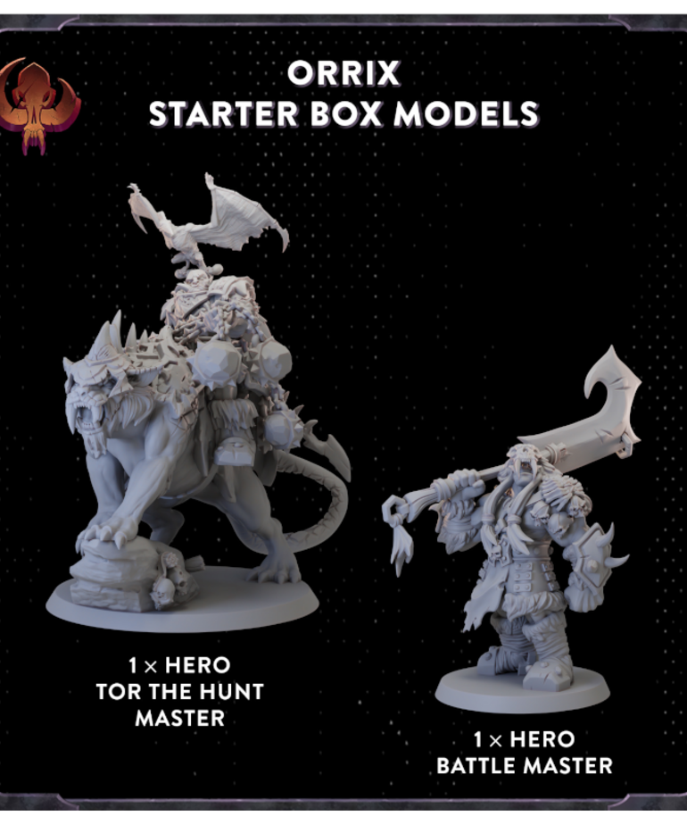 Broken Anvil Miniatures - BA PRESALE Rivenstone - Orrix Faction Starter Box 02/00/2023