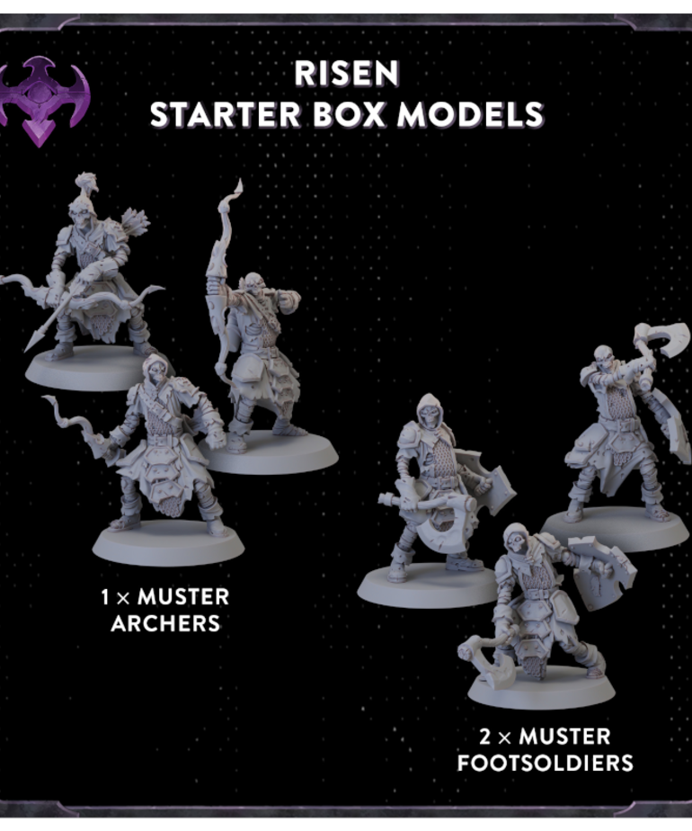 Broken Anvil Miniatures - BA PRESALE Rivenstone - Risen Faction Starter Box 02/00/2023