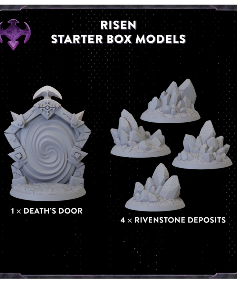 Broken Anvil Miniatures - BA PRESALE Rivenstone - Risen Faction Starter Box 02/00/2023