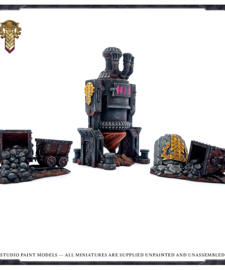 Broken Anvil Miniatures - BA PRESALE Rivenstone - Iron Guard Terrain Pack 02/00/2023