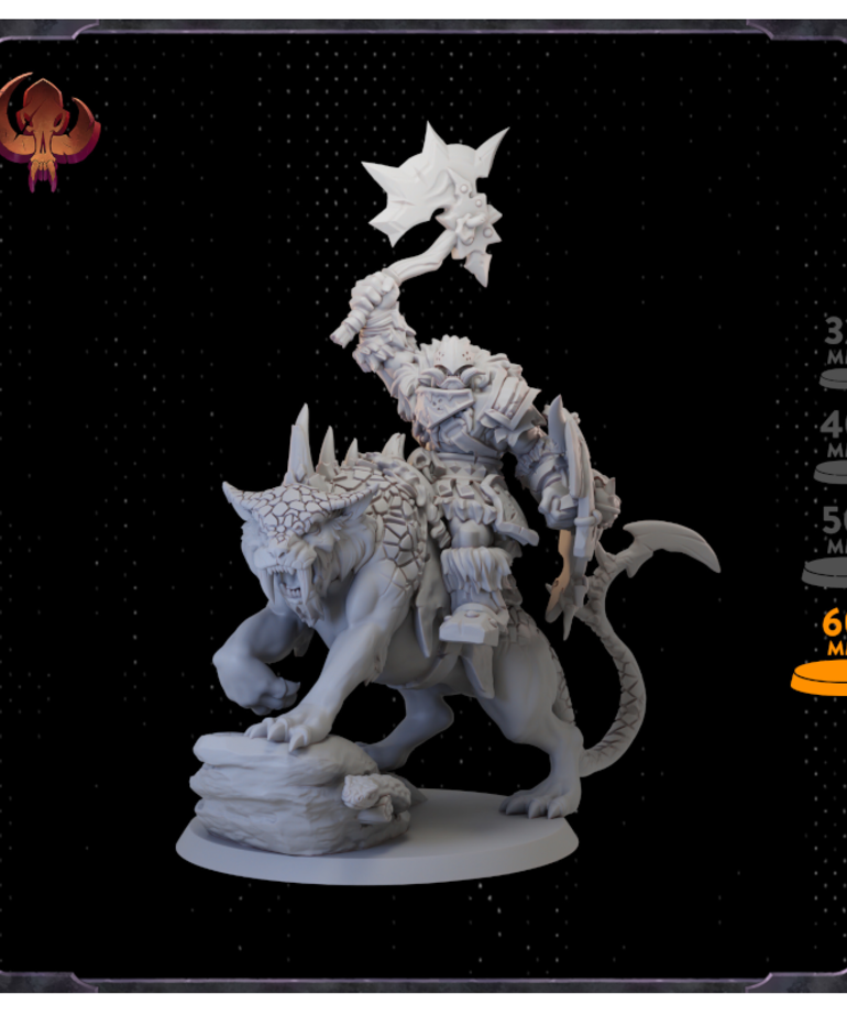 Broken Anvil Miniatures - BA PRESALE Rivenstone - Orrix - Sabrefang Dragoon Hero Expansion 02/00/2023