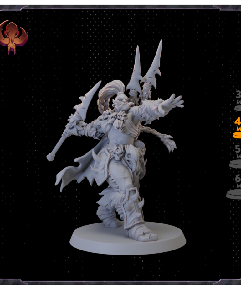 Broken Anvil Miniatures - BA PRESALE Rivenstone - Orrix - Headhunter Hero Expansion 02/00/2023