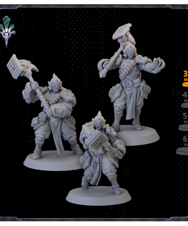 Broken Anvil Miniatures - BA PRESALE Rivenstone - Shattered Empire - Warden - Muster Expansion 02/00/2023