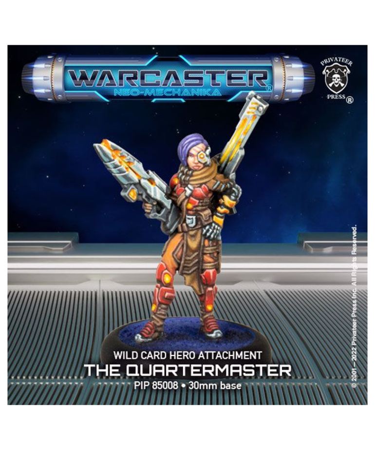 Privateer Press - PIP Warcaster: Neo-Mechanika - Wild Card - The Quartermaster - Hero Attachment