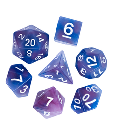 Gameopolis Dice - UDI Purple Blue Imitation Jade Dice