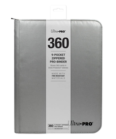 Ultra-PRO - ULP Zippered Pro Binder 9-Pocket - Silver