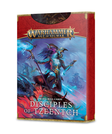 Games Workshop - GAW Disciples of Tzeentch Warscroll Cards