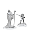 WizKids - WZK Critical Role - Unpainted Miniatures - Wave 3 - Female Human Wizard & Halfling Holy Warrior