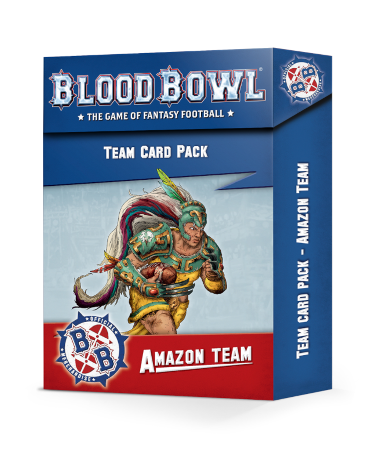 Games Workshop - GAW Blood Bowl - Amazon Team Card Pack