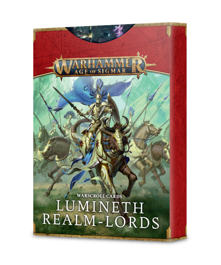 Games Workshop - GAW Warhammer: Age of Sigmar - Lumineth Realm-Lords - Warscroll Cards