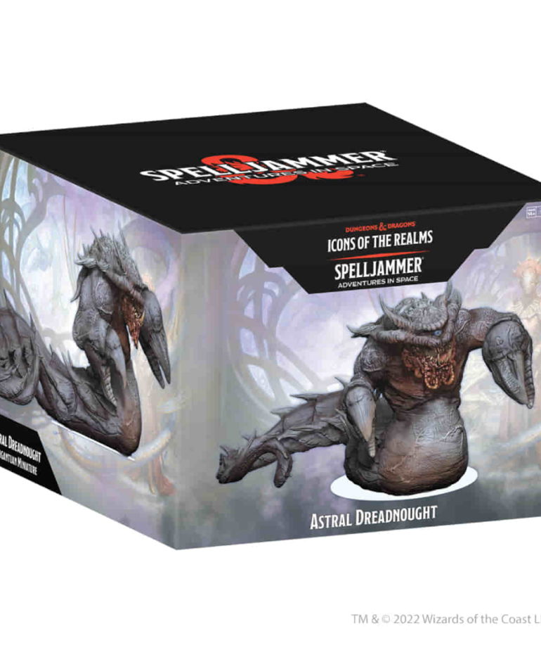 WizKids - WZK D&D: Icons of the Realms - Set 24 - Spelljammer Adventures in Space - Astral Dreadnought Premium Miniature