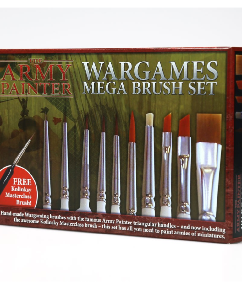 The Army Painter - Hobby Starter Mega Brush Set - Discount Games Inc