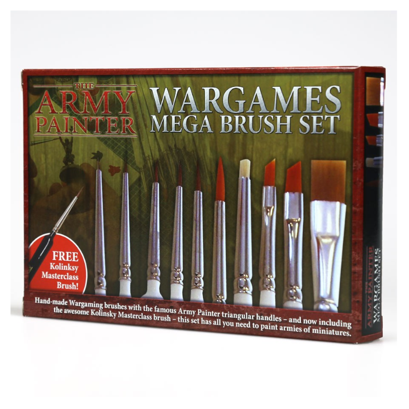 The Army Painter - Hobby Starter Mega Brush Set - Discount Games Inc