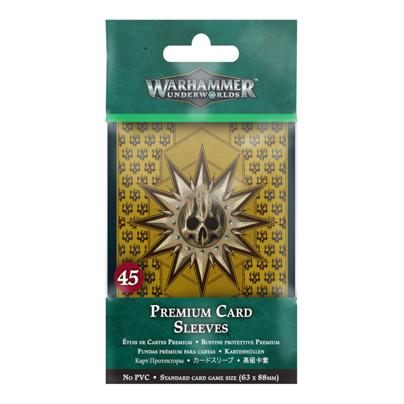 warhammer card sleeves Premium With a thickness of 60 microns Warhammer: Underworlds - Gnarlwood -