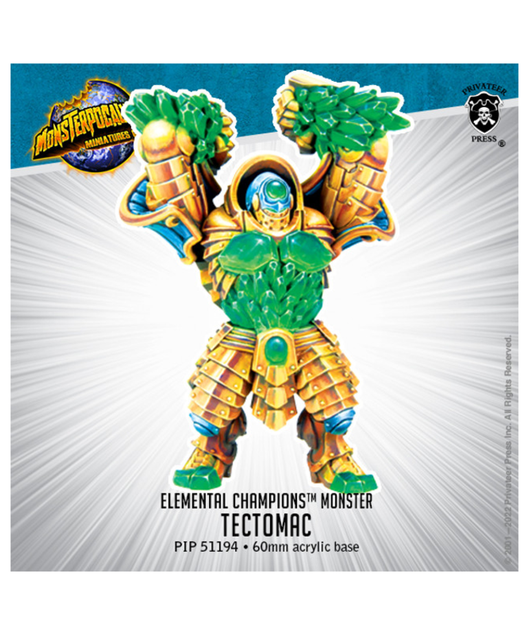 Privateer Press - PIP Monsterpocalypse - Elemental Champions - Tectomoc - Monster