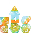 Sirius Dice - SDZ Sirius Dice - Polyhedral 7-Die Set - Ocean Dusk